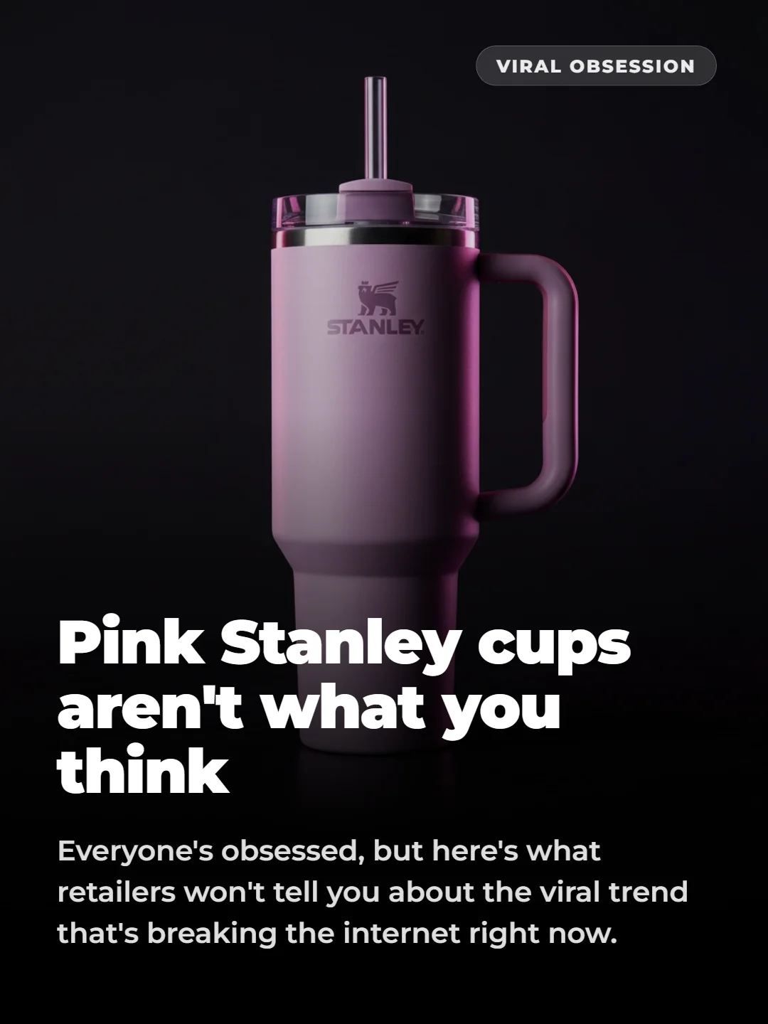 Pink Stanley cups aren't what you think — slide 1