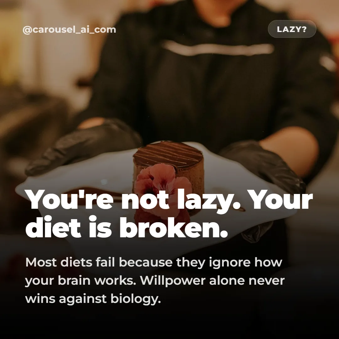 Why Most Diets Fail — slide 1