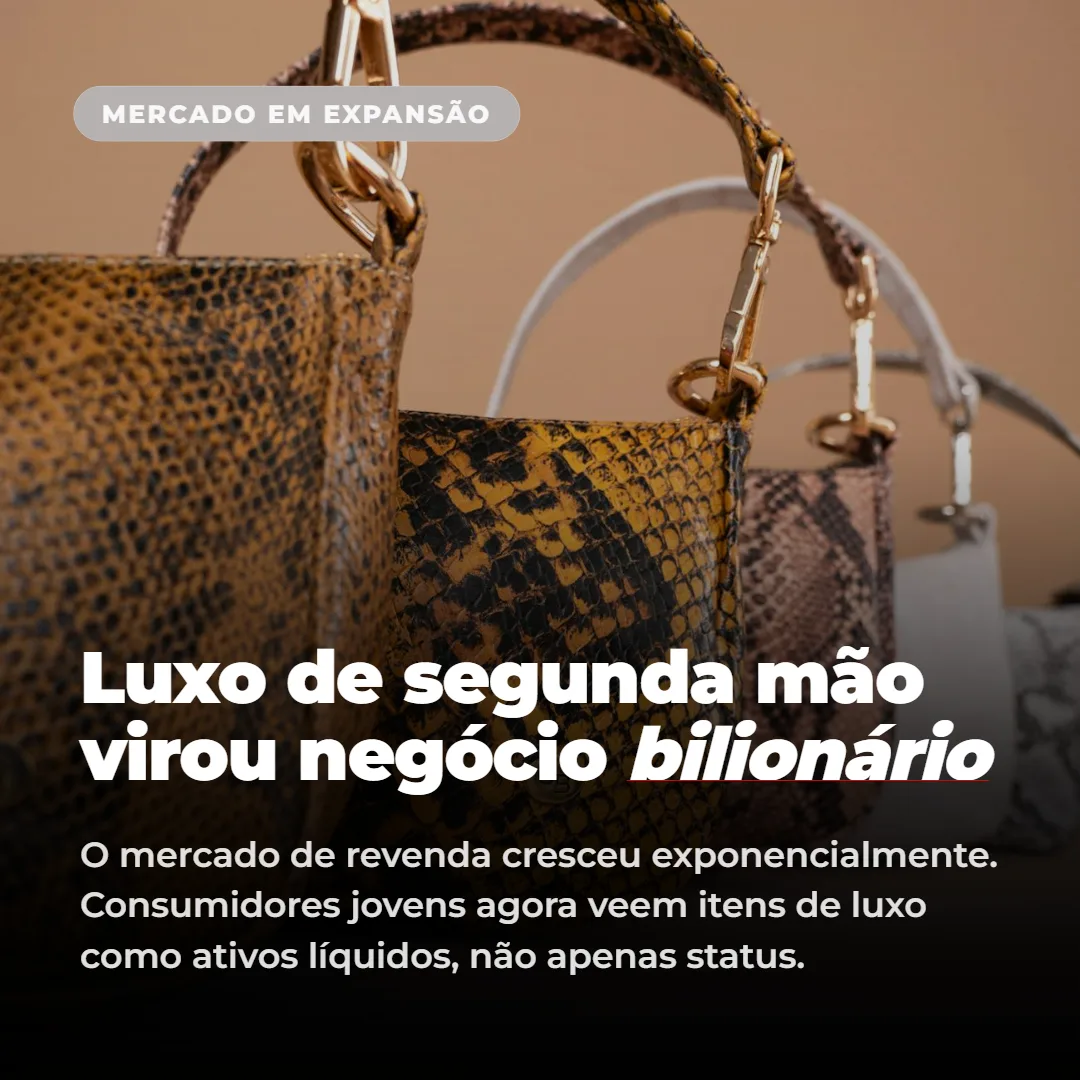 Luxo de Segunda Mão — slide 1